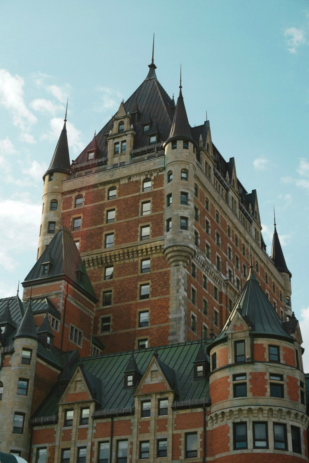 Fairmont Le Château Frontenac, an Accor hotel, rising above Quebec City